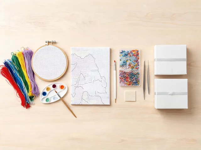 DIY craft kit workbench